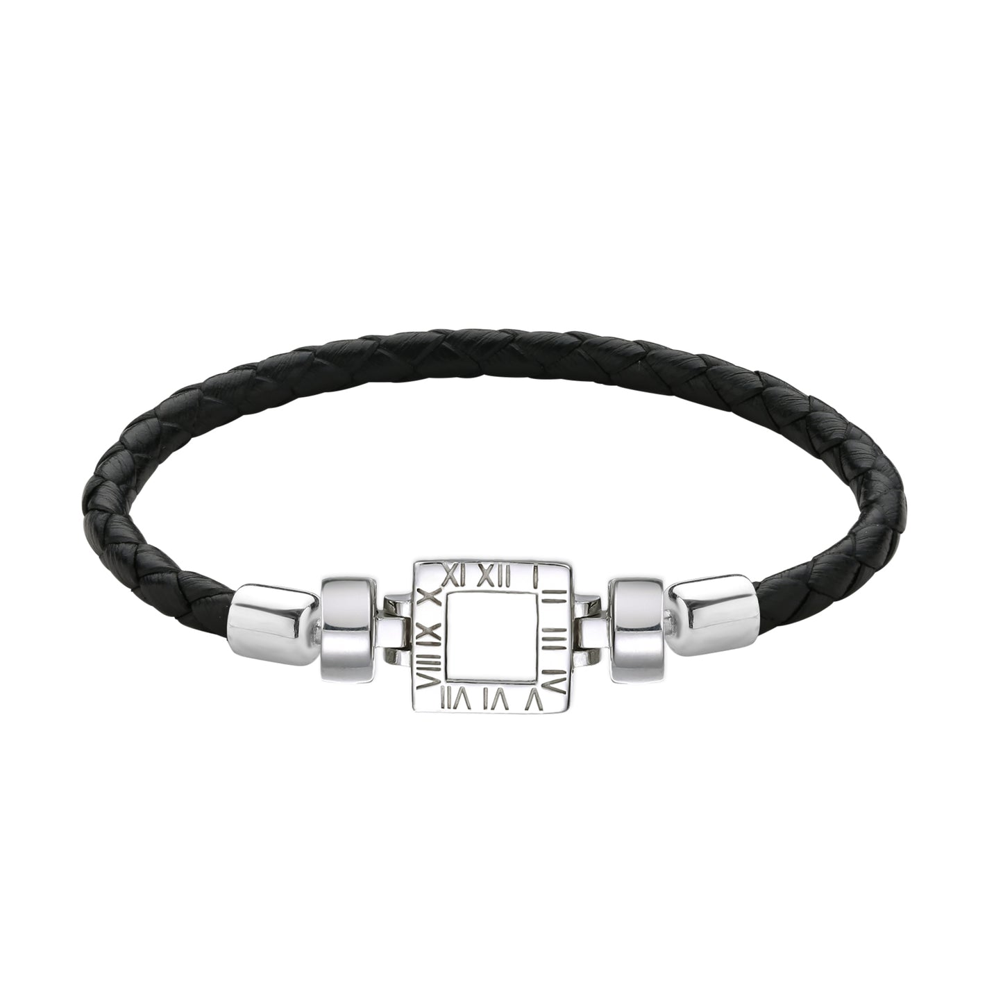 Regalia S S01 925 with Italian Weaved Leather Bracelet