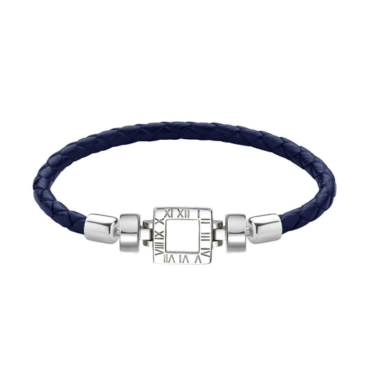 Regalia S S01 925 with Italian Weaved Leather Bracelet