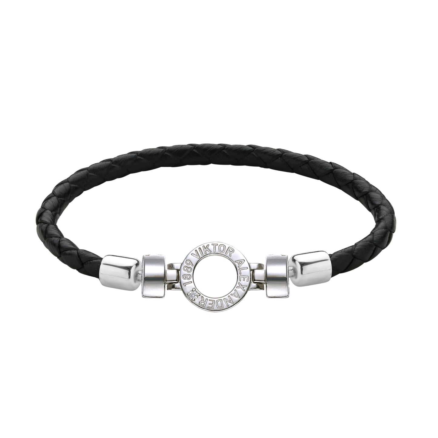 Regalia S R01 925 with Italian Weaved Leather Bracelet