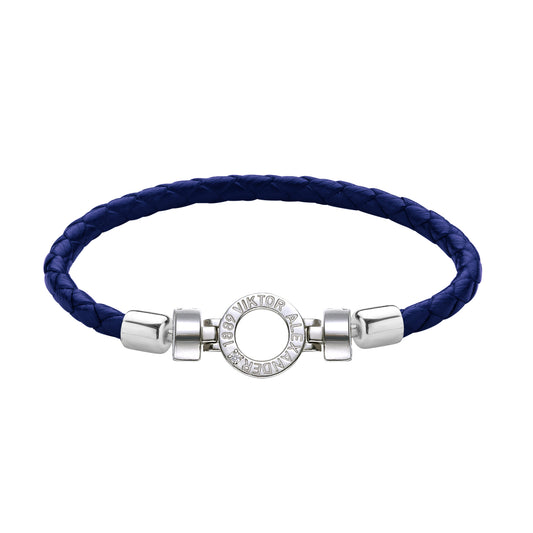 Regalia S R01 925 with Italian Weaved Leather Bracelet
