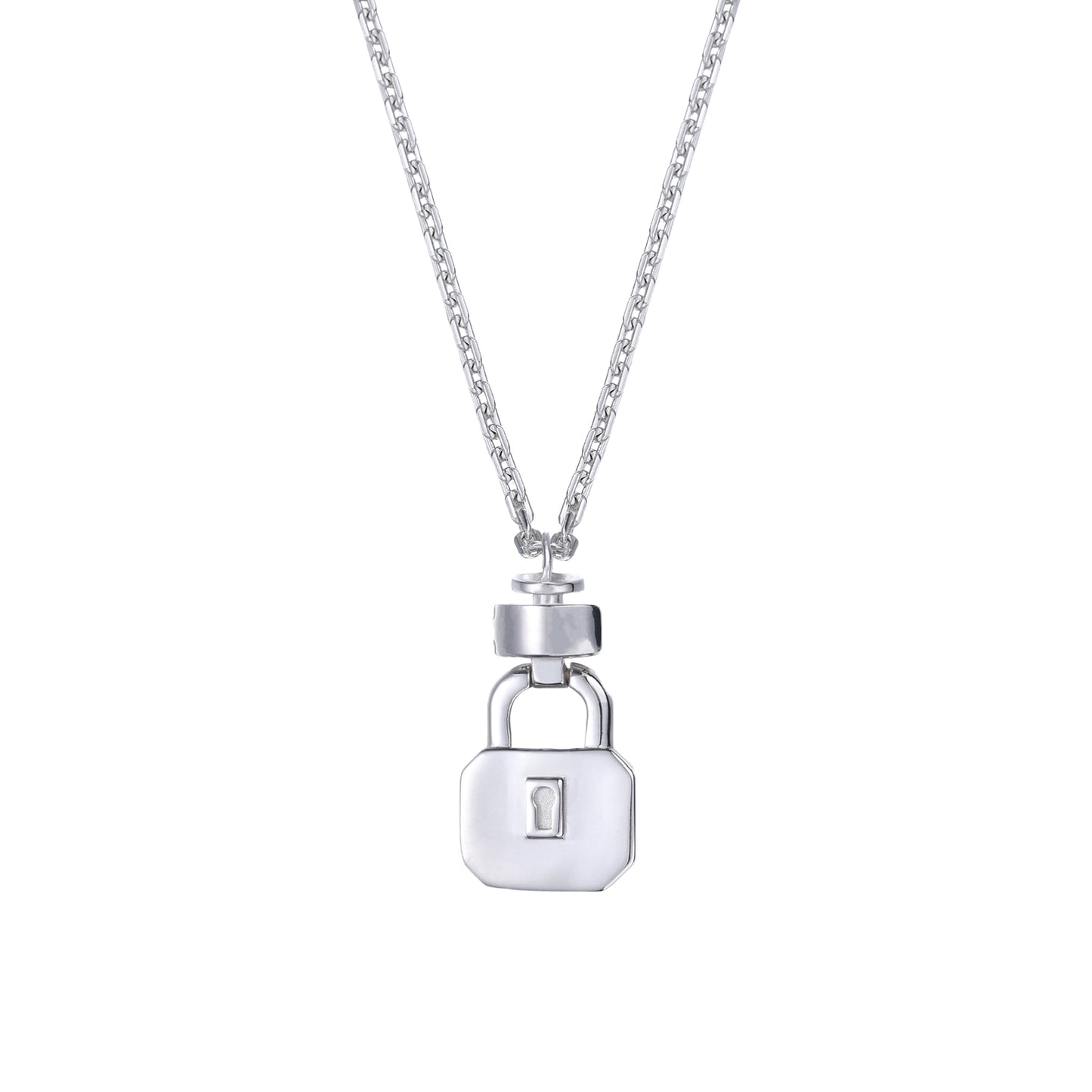 Regalia S Lock 925 Silver Necklace