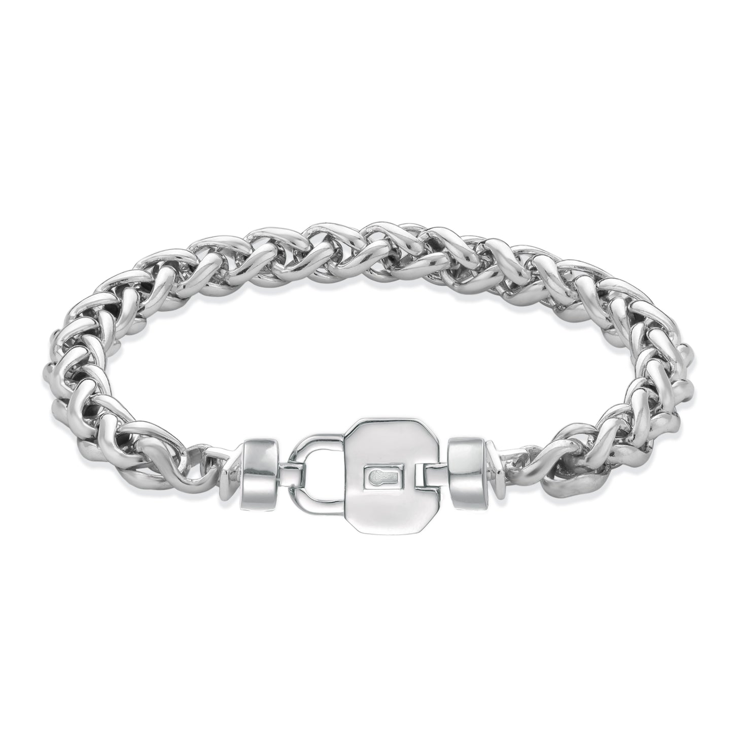 Regalia S Lock 925 Silver Chain Link Bracelet