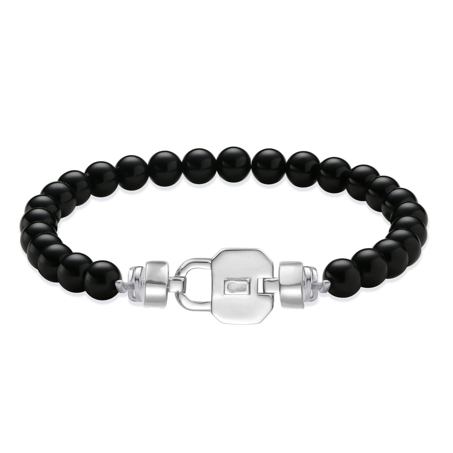 Regalia S Lock 925 with Gemstone Bead Bracelet
