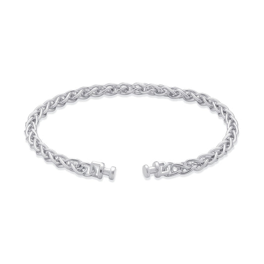 Regalia 925 Silver Twinning Cable Chain Link Bracelet