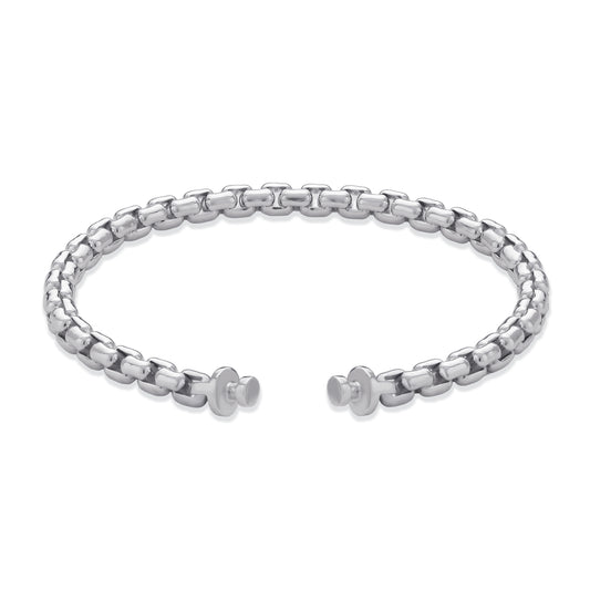 Regalia 925 Silver Magic Box Chain Link Bracelet