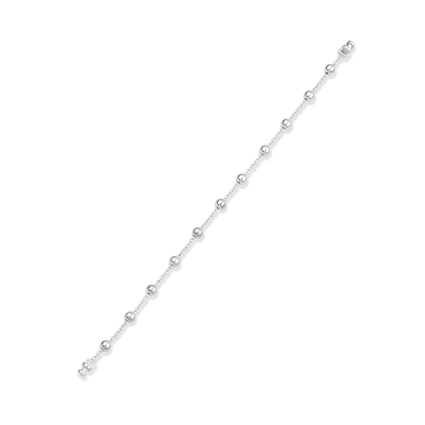 Regalia 925 Silver Ball Chain Link Bracelet