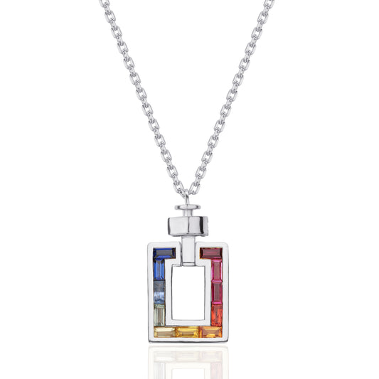 Magnum Opus XL Rainbow Sapphire Platinum