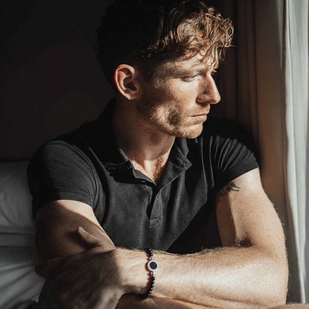 1889 Black Spinel 925 Silver Gemstone Bracelets