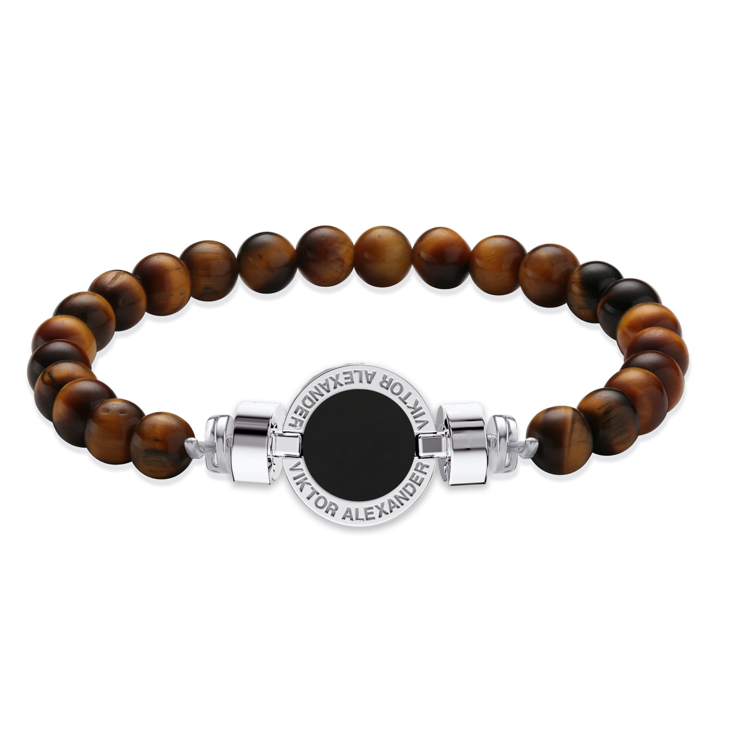 1889 Black Spinel 925 Silver Gemstone Bracelets