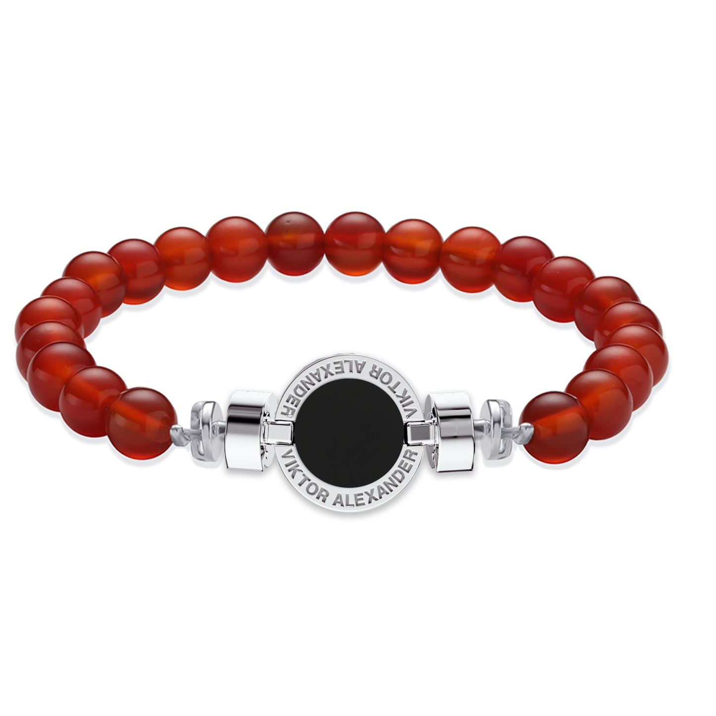 1889 Black Spinel 925 Silver Gemstone Bracelets