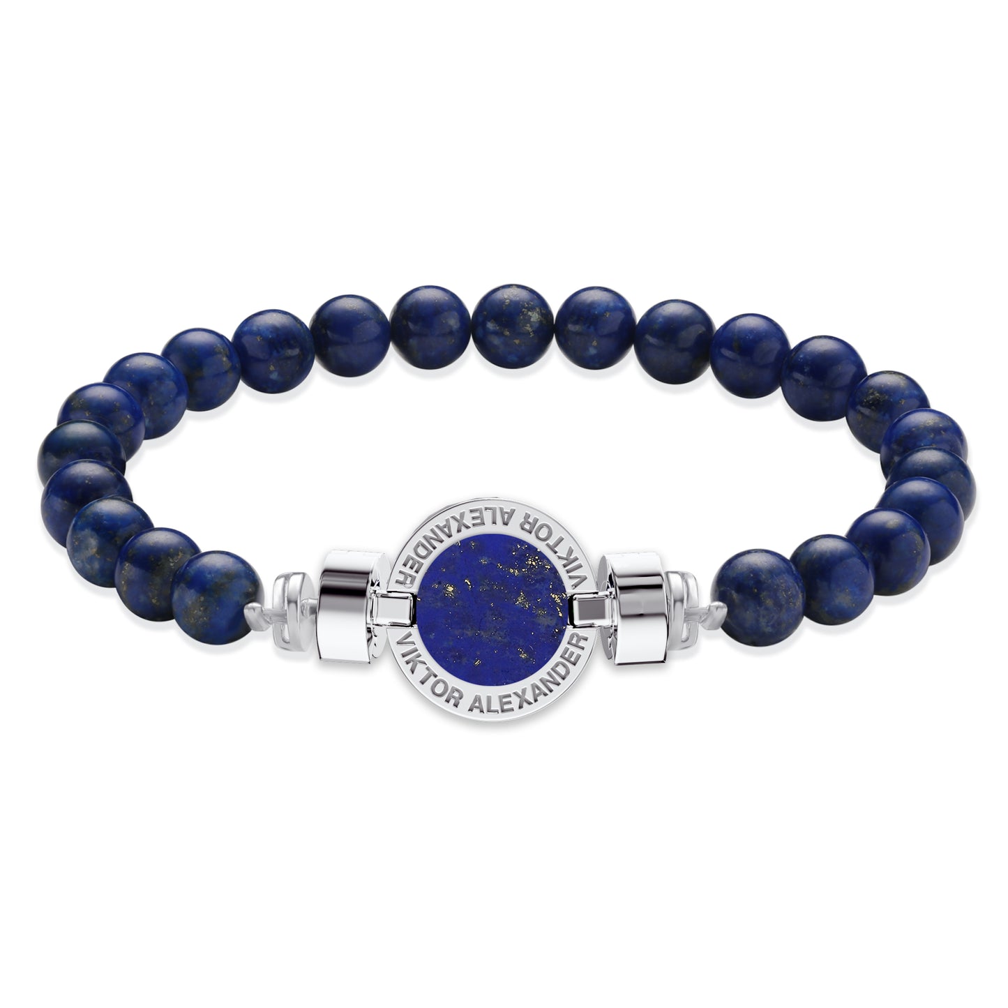 1889 Lapis Lazuli 925 Silver Gemstone Bracelets