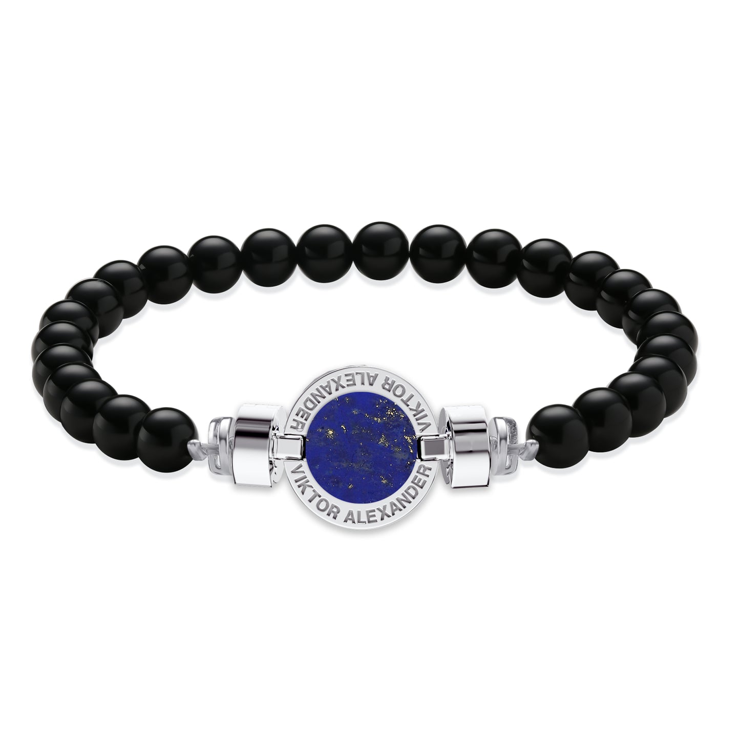1889 Lapis Lazuli 925 Silver Gemstone Bracelets