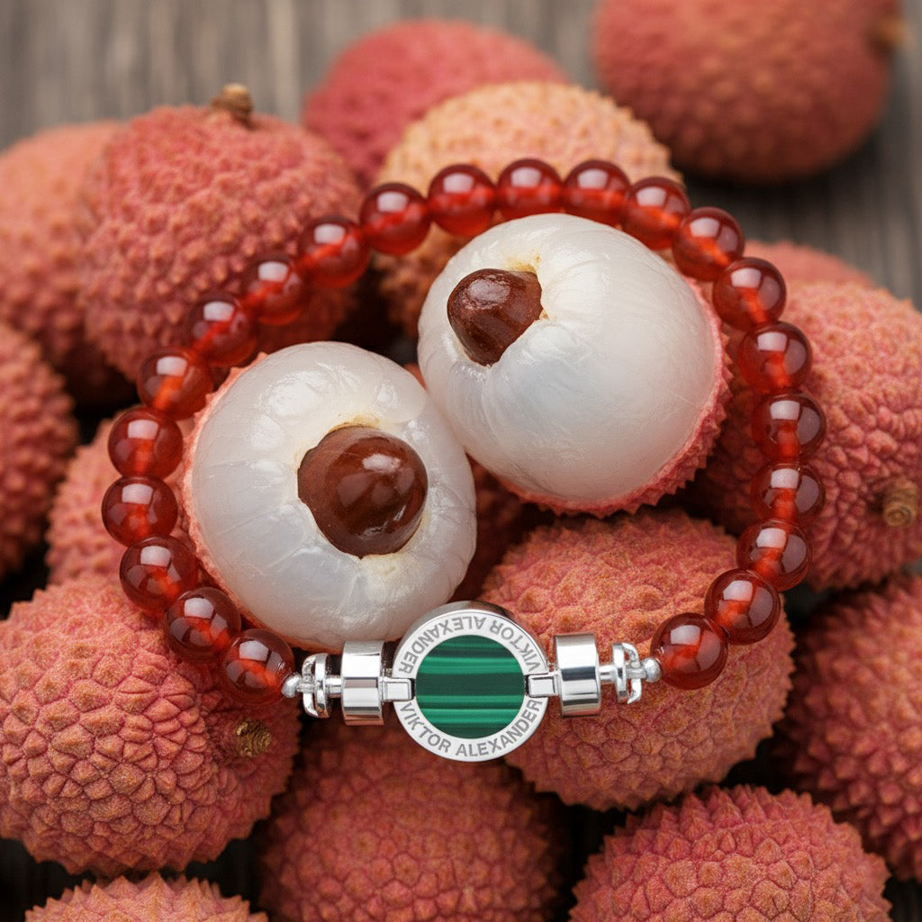 1889 Malachite 925 Silver Gemstone Bracelets