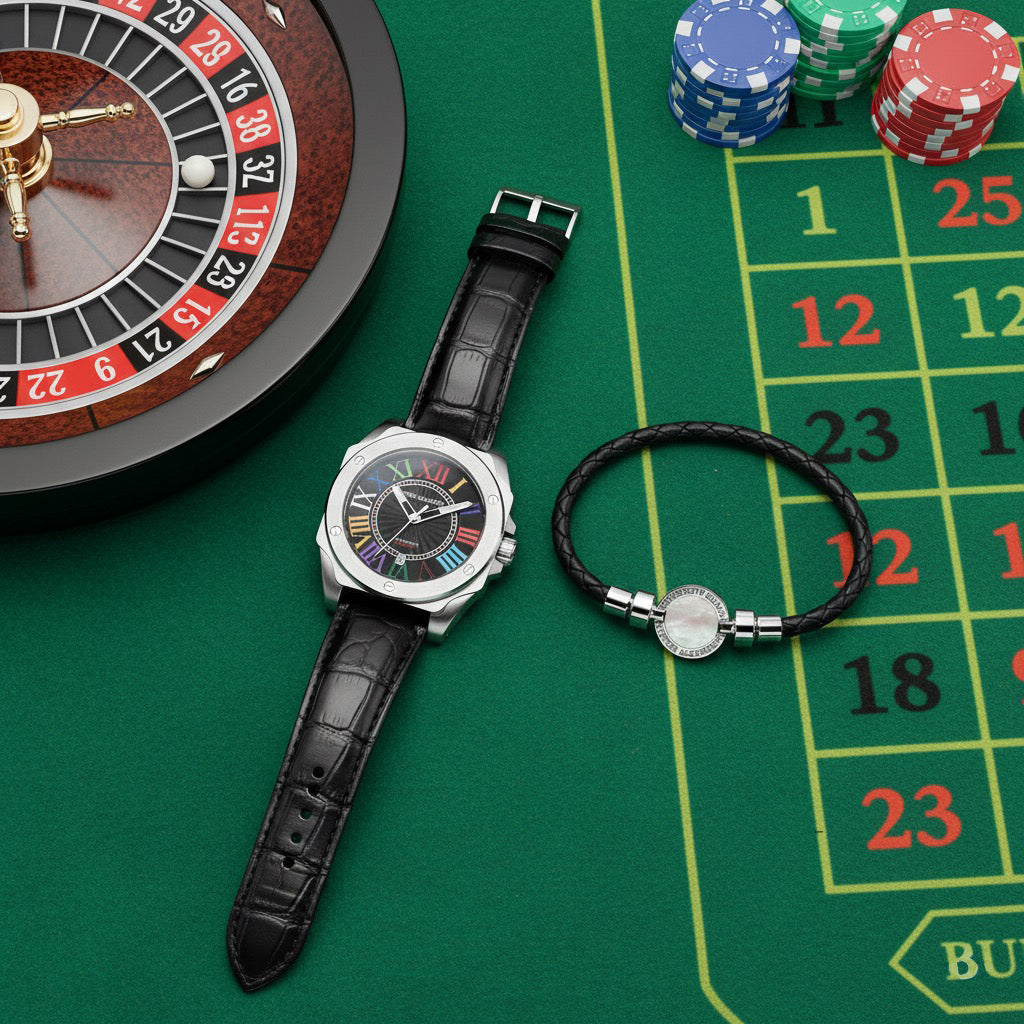 1889 Mother of Pearl 925 Silver Weaved Calf Bracelet