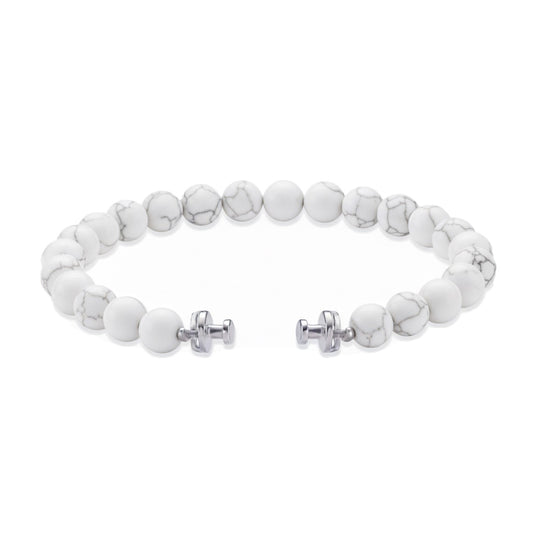 レガリア 6mm ブラックスピネルビーズブレスレット 925シルバーリンク