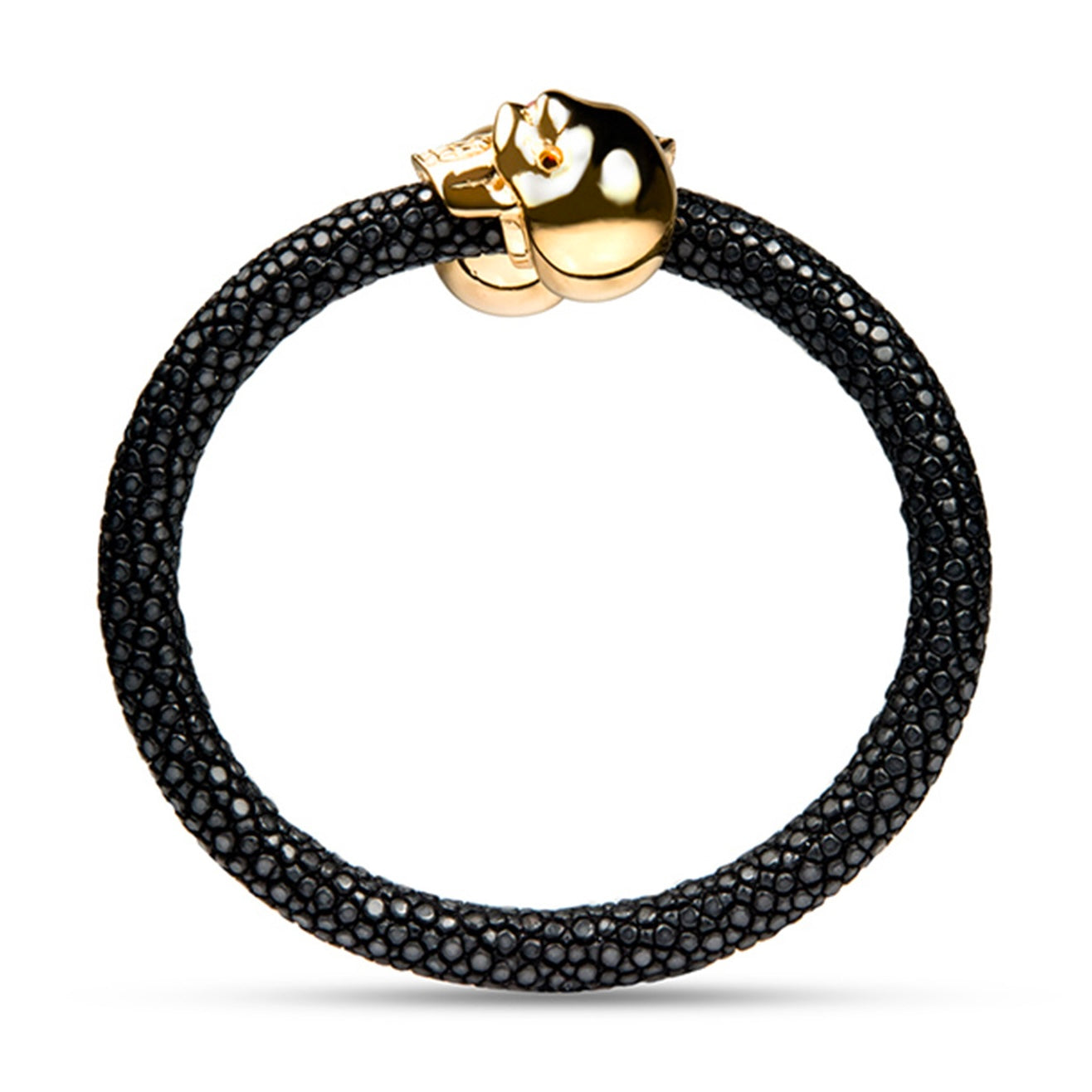 Skull 925 Ruby Stingray Bracelet