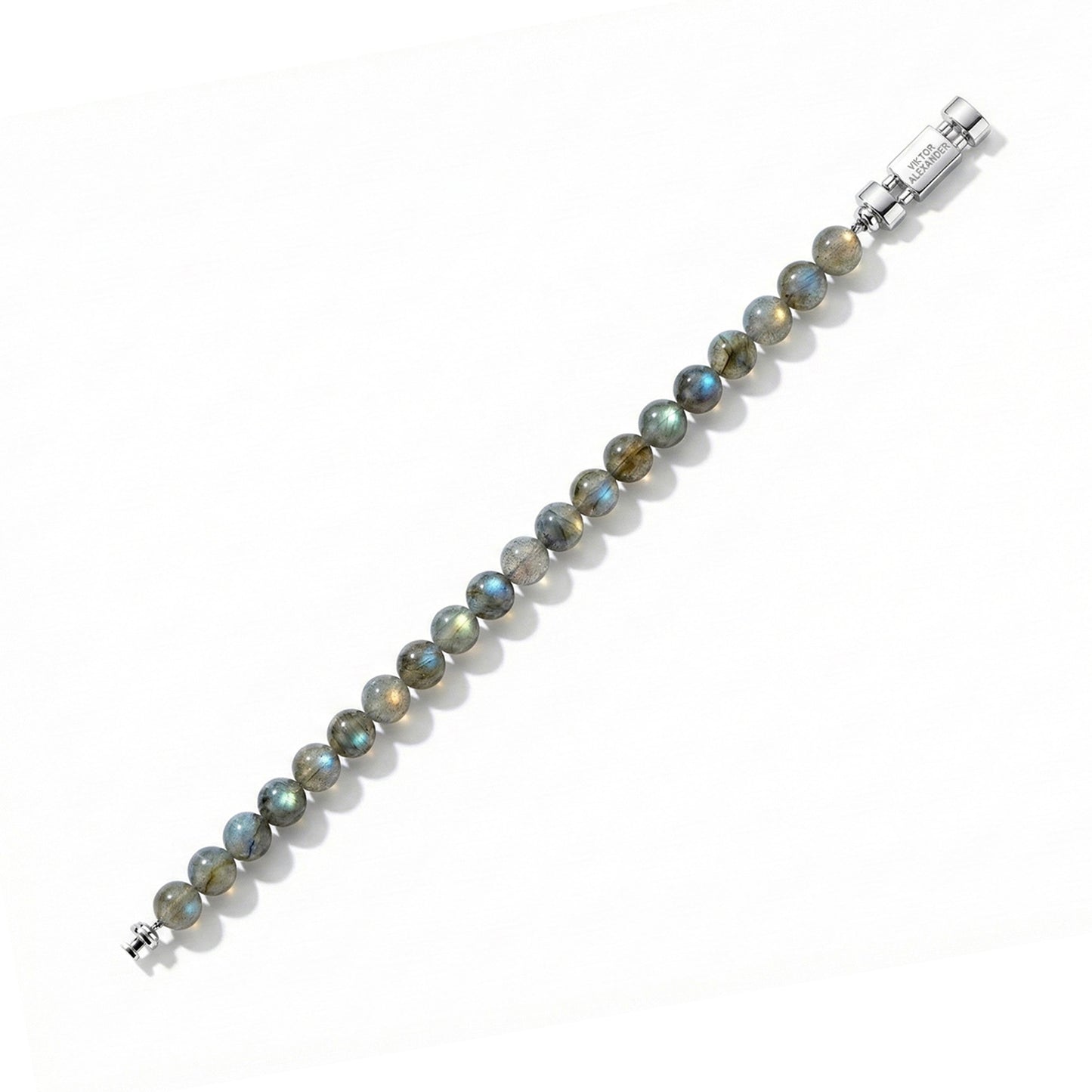 Regalia S 925 Silver with 3 Sizes of Labradorite Oroboro Bracelet