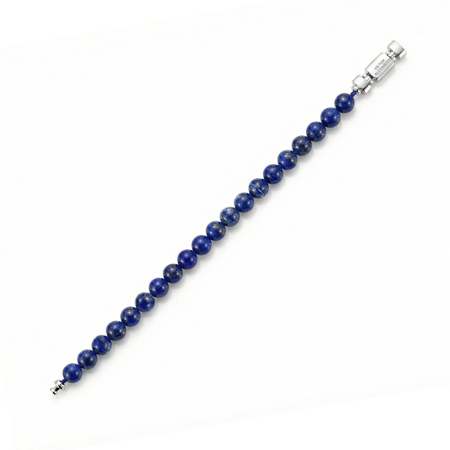 Regalia S 925 Silver with 3 Sizes of Lapis Lazuli Oroboro Bracelet