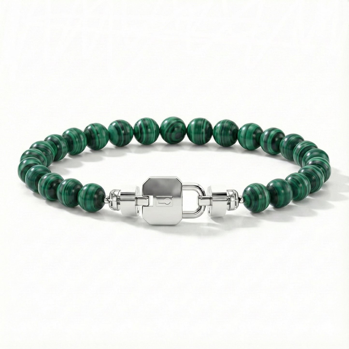 Regalia S Lock 925 with Gemstone Bead Bracelet