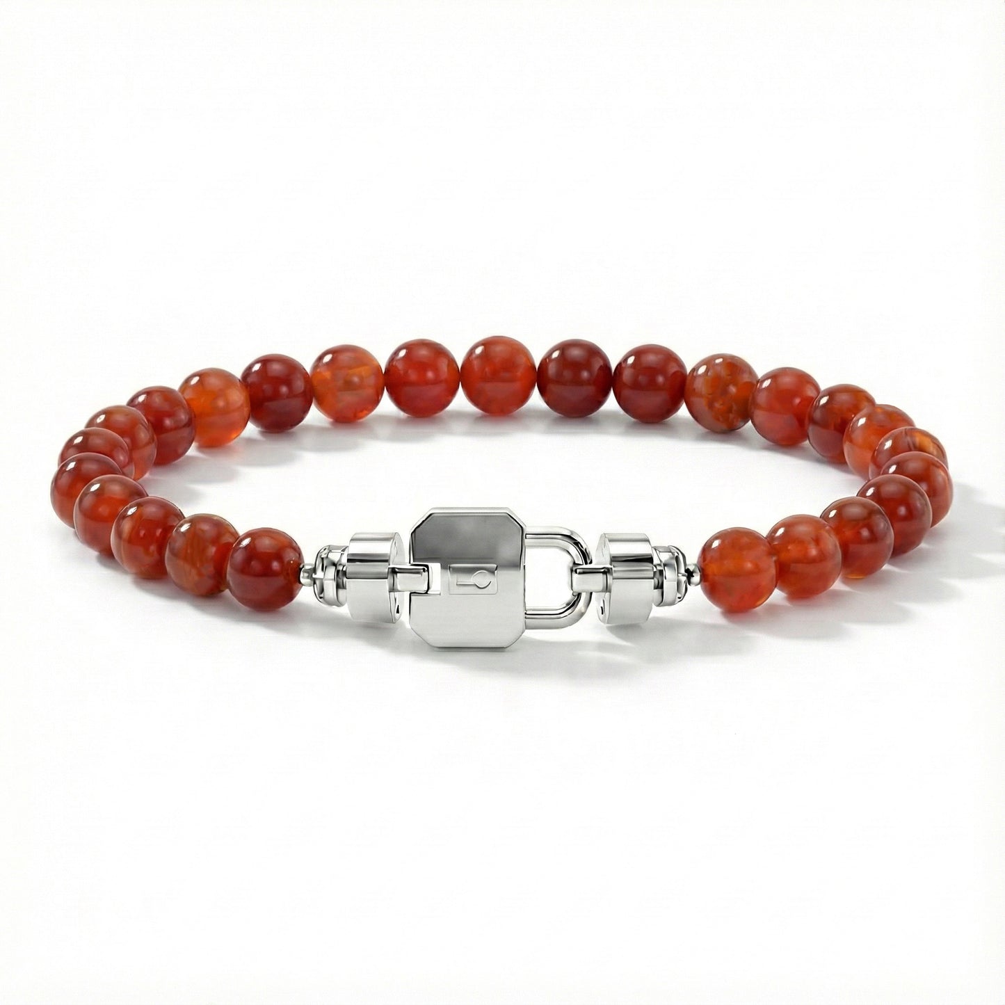 Regalia S Lock 925 with Gemstone Bead Bracelet