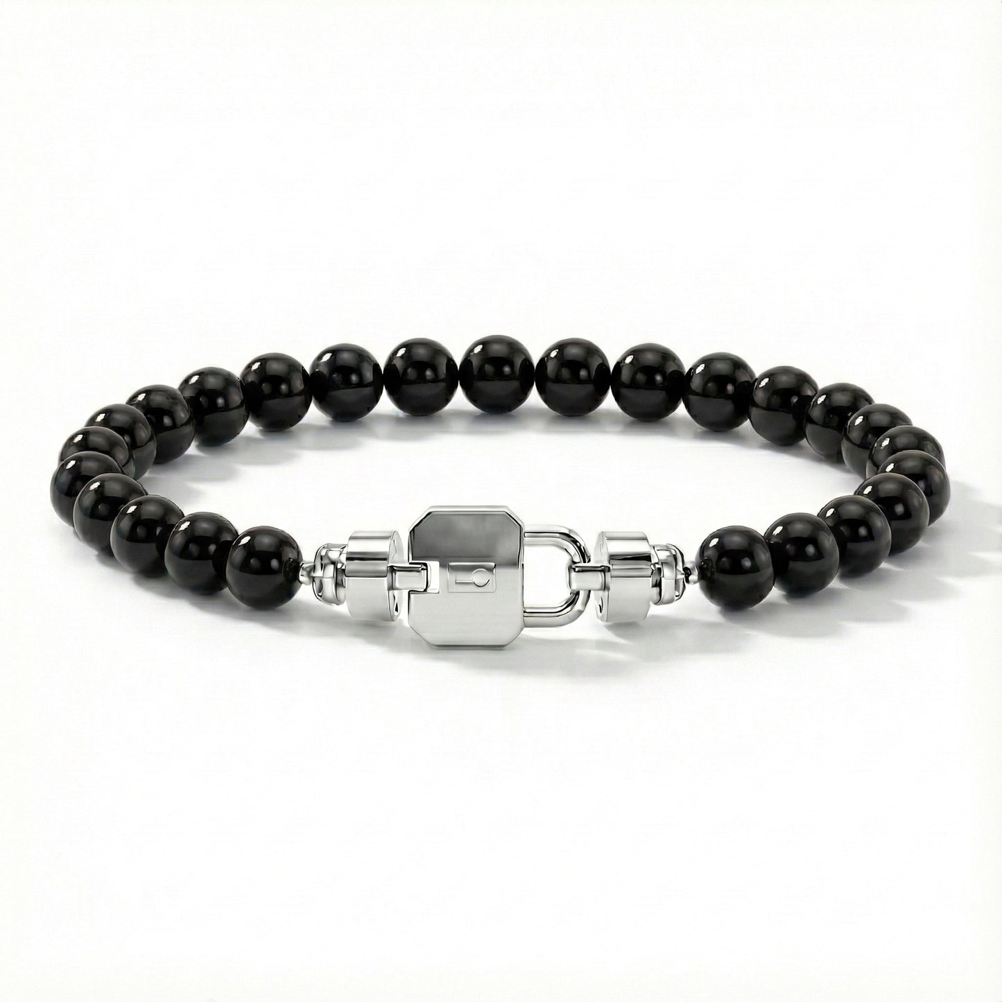 Regalia S Lock 925 with Gemstone Bead Bracelet