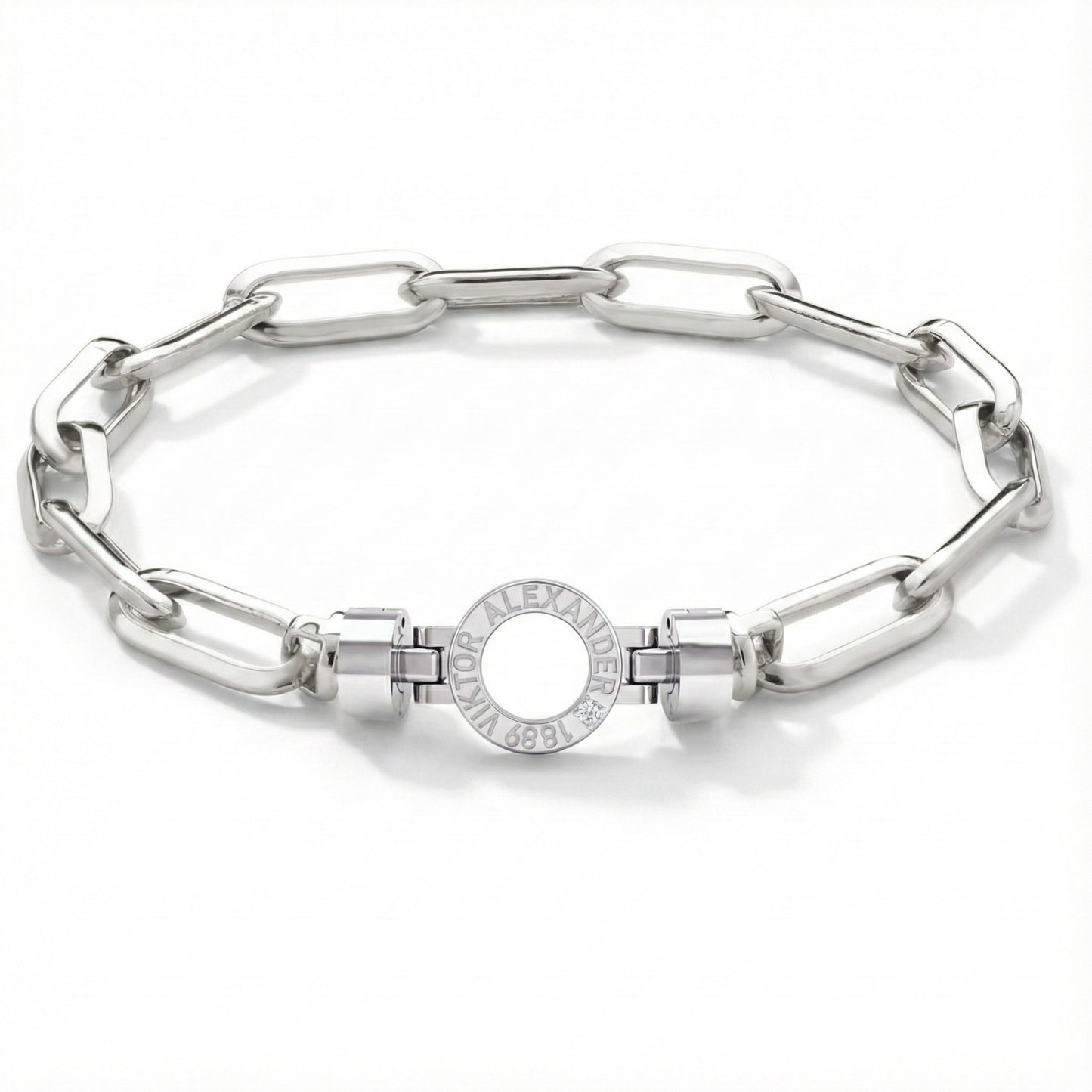 Regalia S R01 925 Silver Chain Link Bracelet
