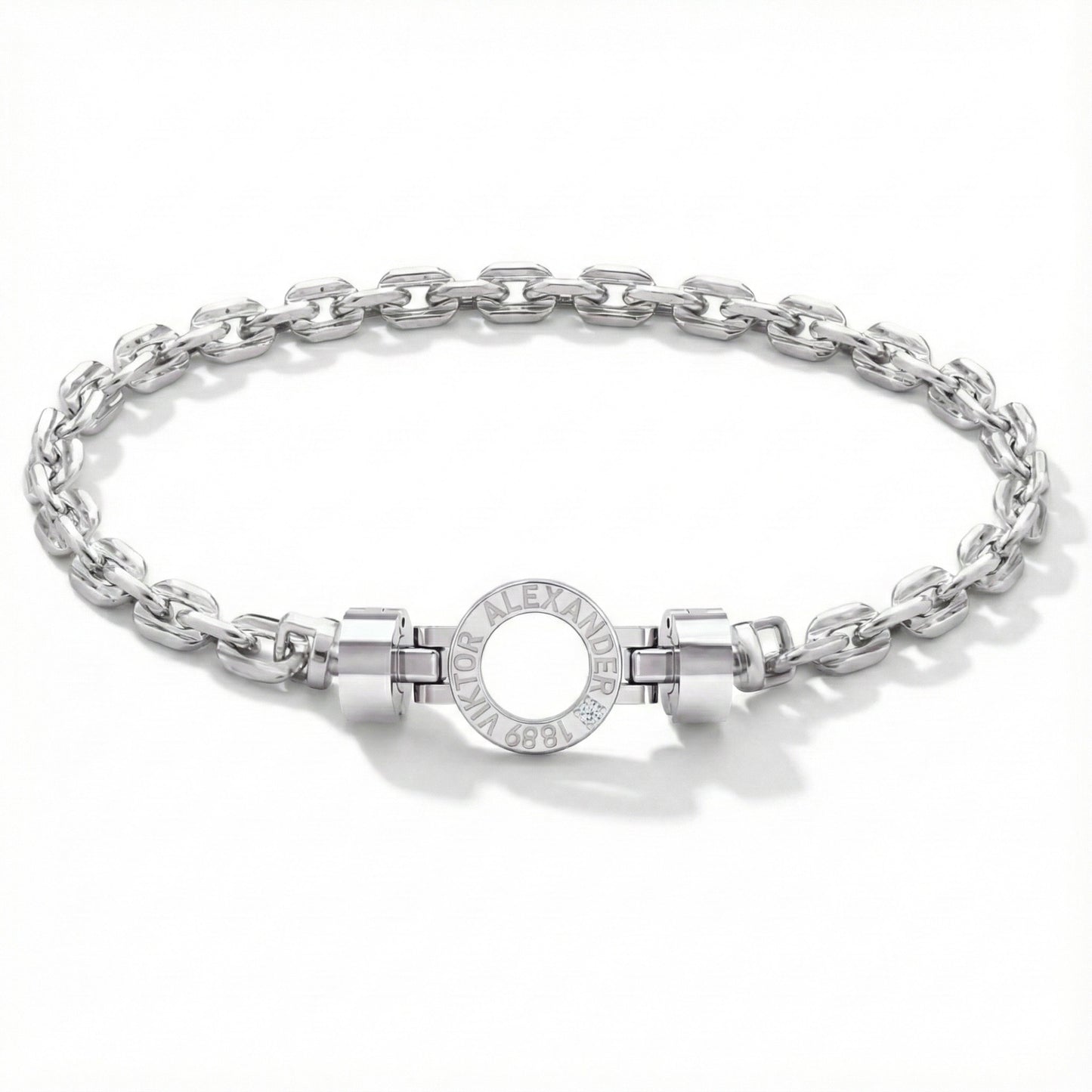 Regalia S R01 925 Silver Chain Link Bracelet
