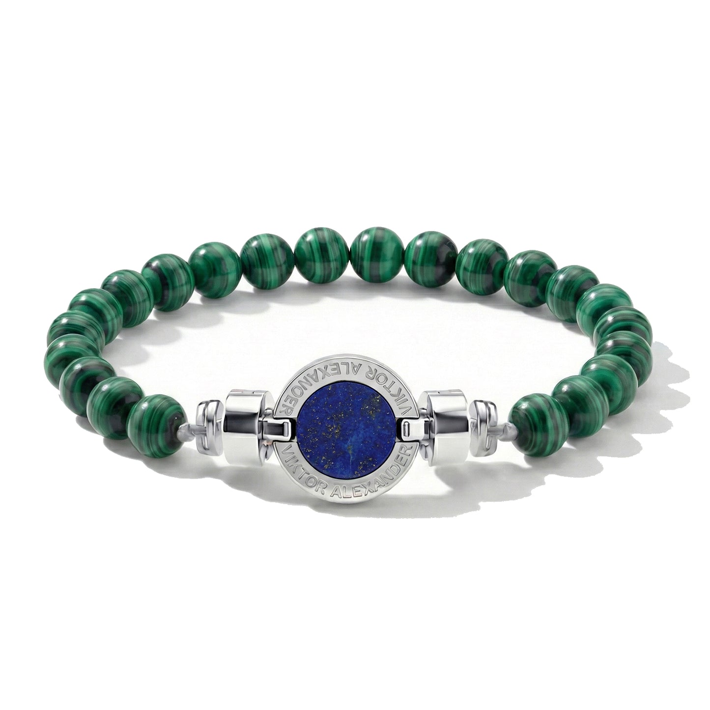 1889 Lapis Lazuli 925 Silver Gemstone Bracelets