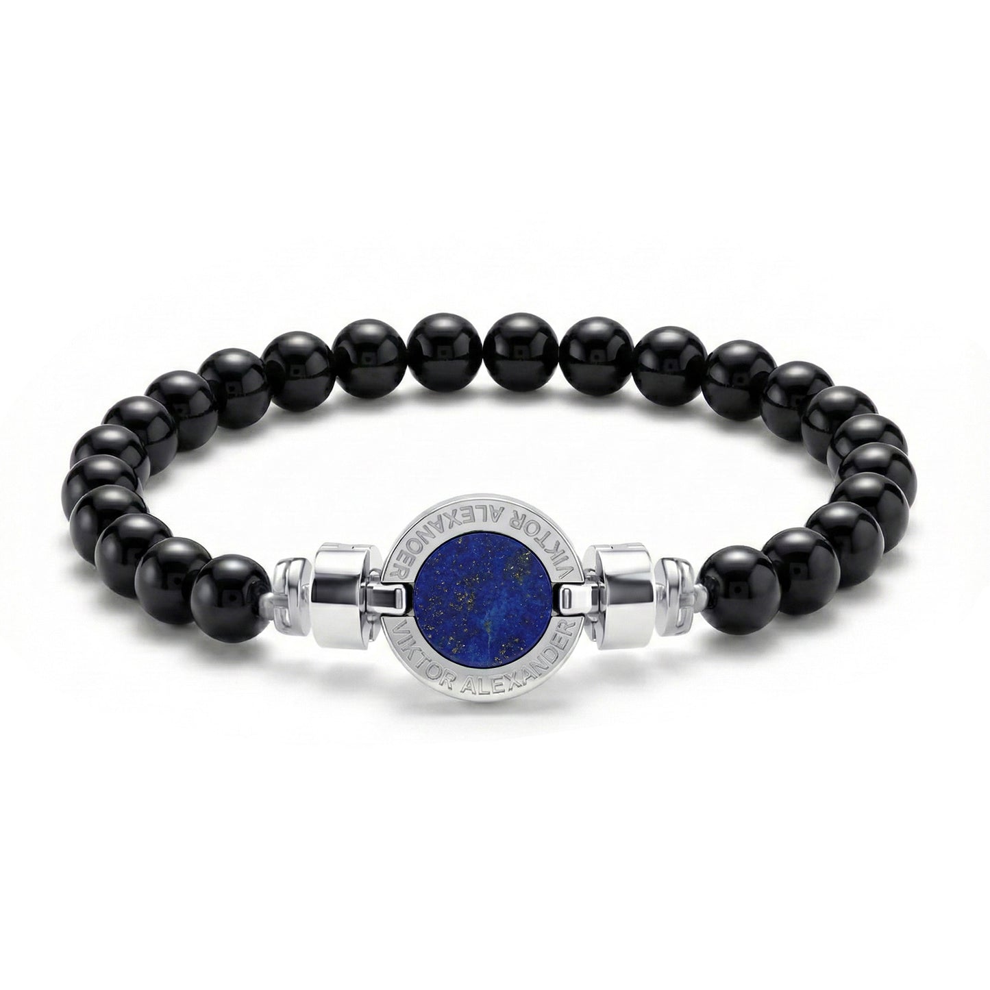 1889 Lapis Lazuli 925 Silver Gemstone Bracelets