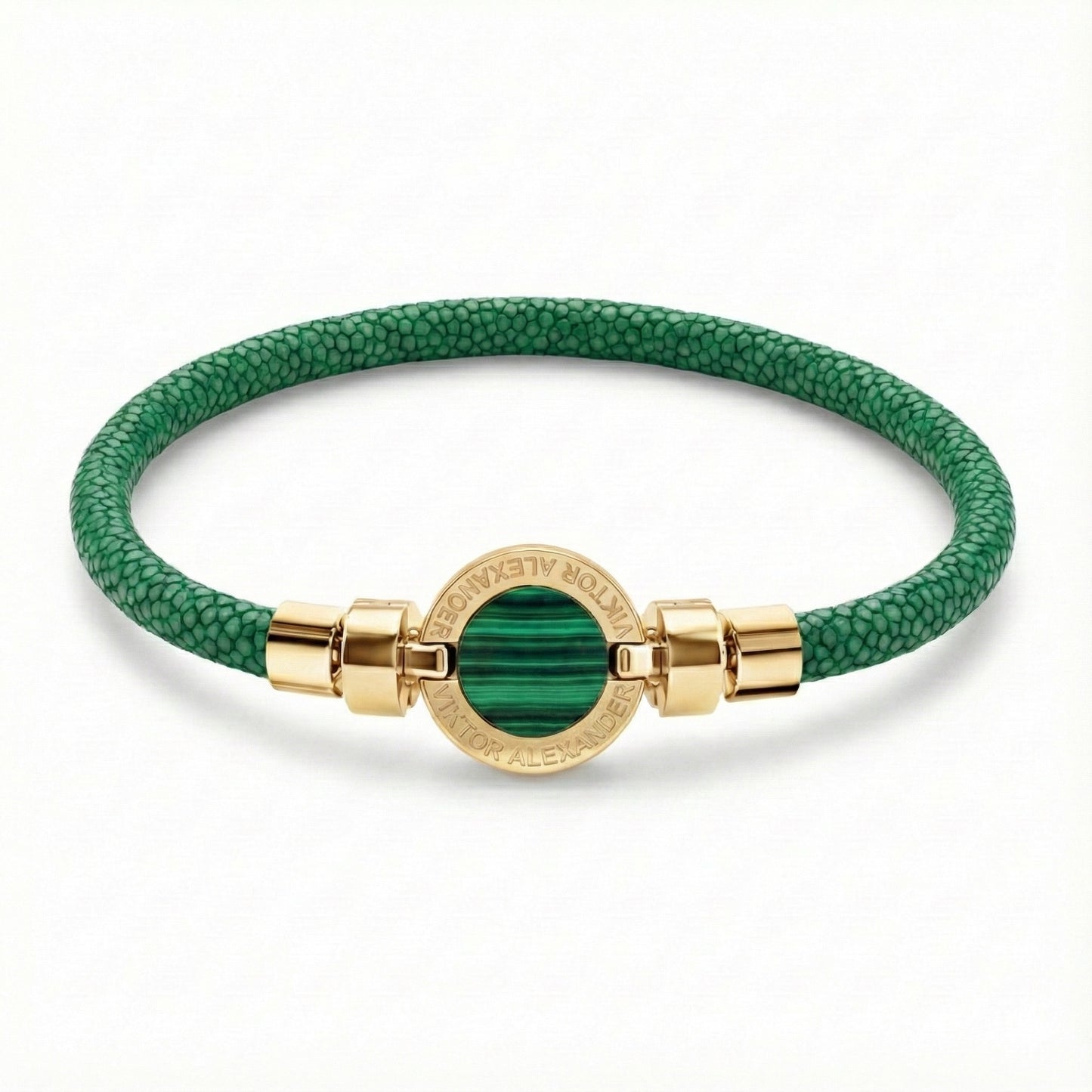 1889 Malachite 18-carat Gold