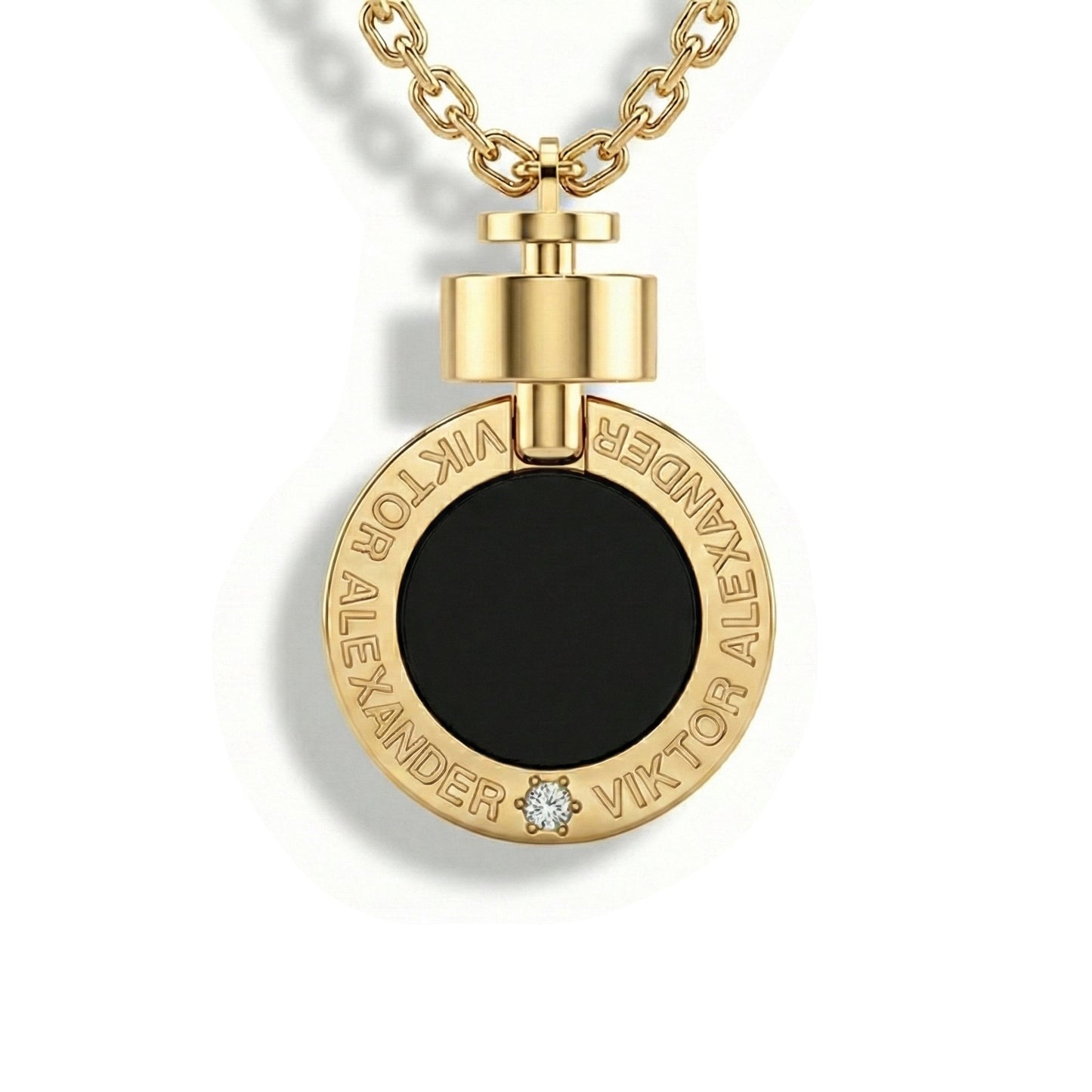 1889 Black Spinel 18-carat Gold Necklace