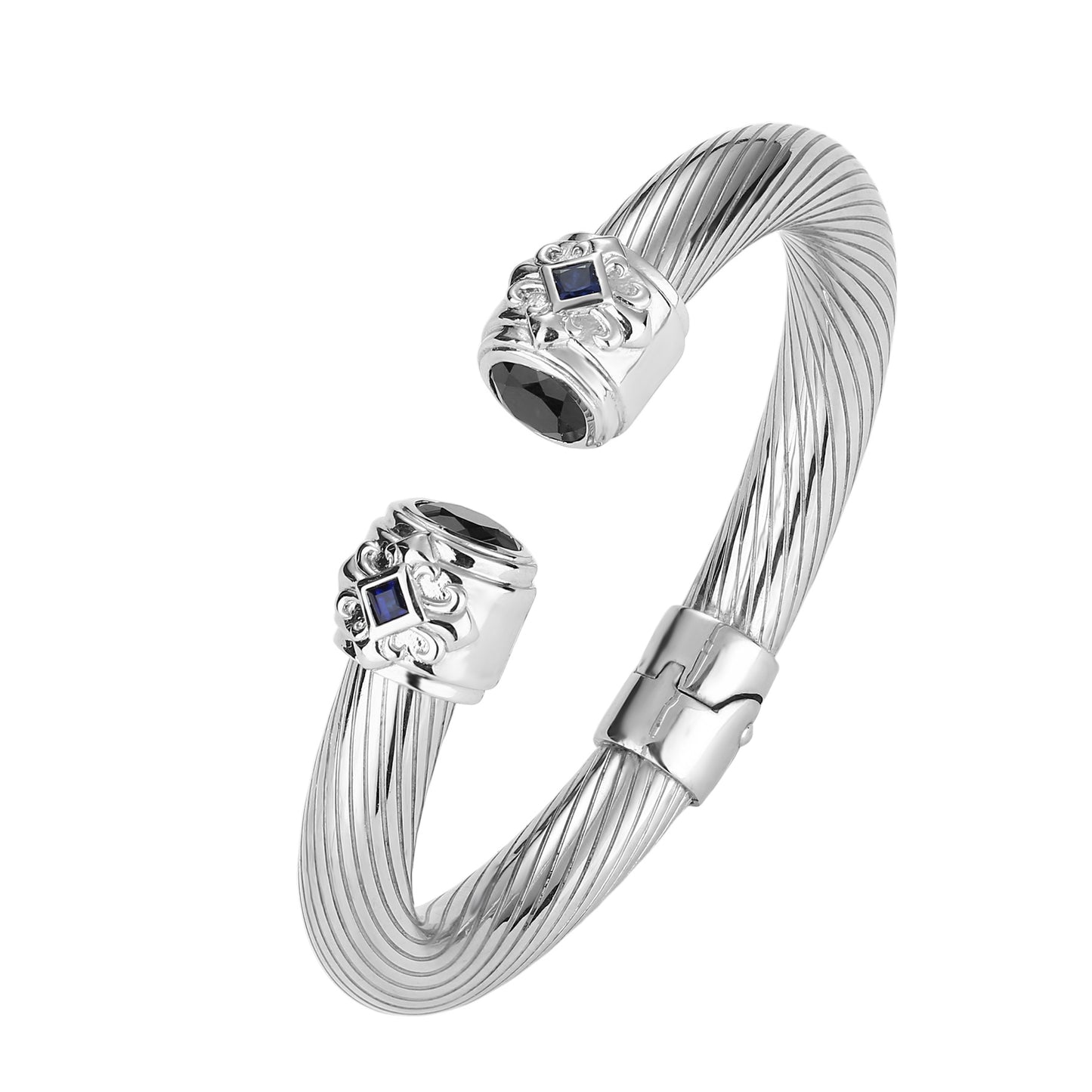 925PT Fleur De Fleur Bangle