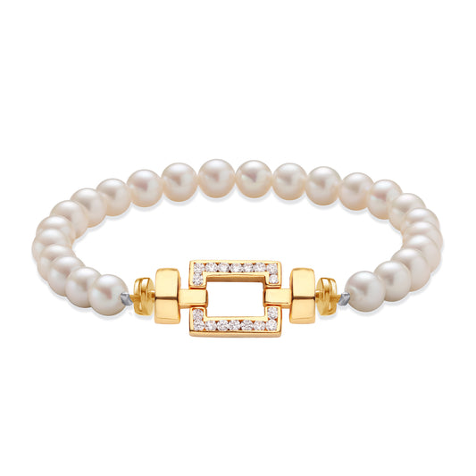 Opus Pavé 18-carat 6mm Gemstone Bracelet